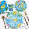 175Pcs Summer Pool Party Supplies Set 9"Summer Beach Dinner Plates 7"Pool Plates (Blue (or multi-colored with blue))